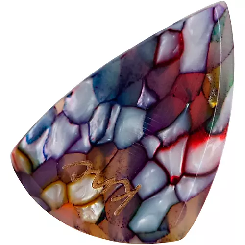 Knc Picks Rainbow Casein Guitar Pick 2.0 mm Single - musicians--Friend