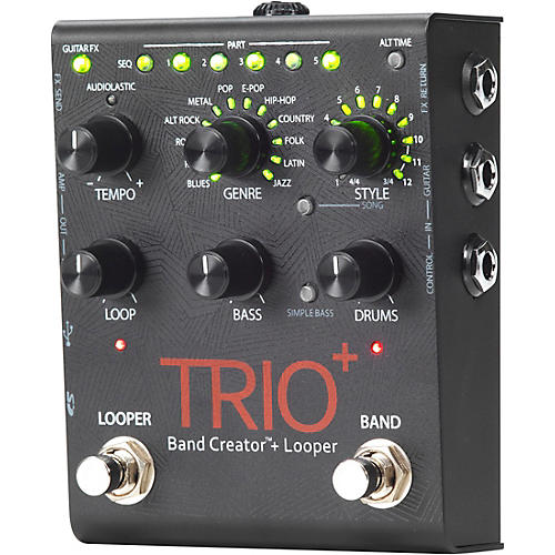 DigiTech TRIO+ Band Creator + Looper Guitar Effects Pedal - musicians--Friend