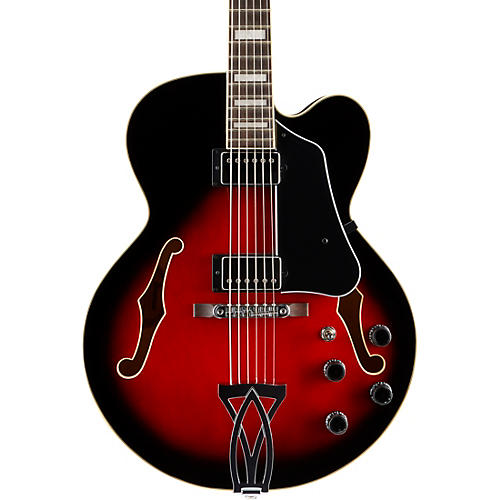 Ibanez Artcore AF75 Hollowbody Electric Guitar Transparent Red Sunburst - musicians--Friend