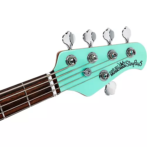 Ernie Ball Music Man StingRay5 Special H 5-String Electric Bass Guitar Black and Chrome - musicians--Friend