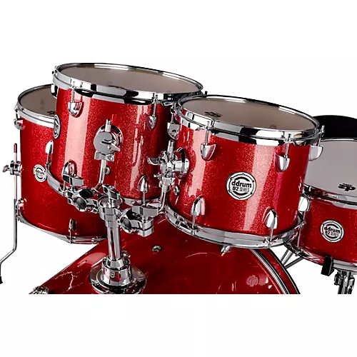 ddrum D2 5-Piece Complete Drum Kit Deep Aqua Sparkle - musicians--Friend