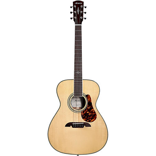 Alvarez MF60E Herringbone Folk-OM Acoustic-Electric Guitar Natural - musicians--Friend
