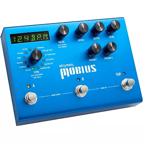 Strymon Mobius Multi-Modulation Effects Pedal Blue - musicians--Friend