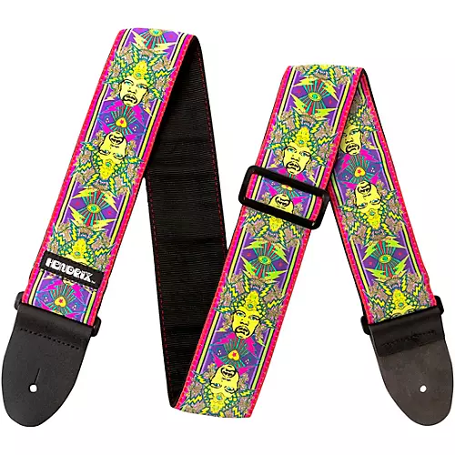 Dunlop Dunlop Jimi Hendrix Guitar Strap Cosmic Love Drops - musicians--Friend