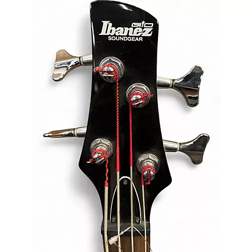 Used Ibanez GSR200 Black Electric Bass Guitar Black - musicians--Friend