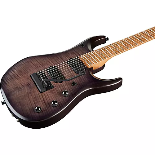 Ernie Ball Music Man JP15 7 7-String Flamed Maple Top Electric Guitar Cerulean Paradise - musicians--Friend