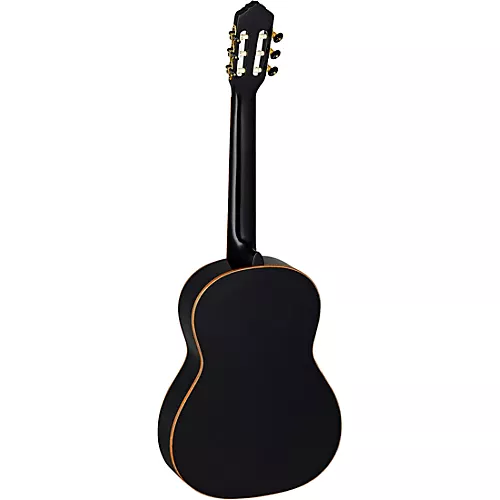 Ortega Family Series R221BK Classical Guitar Gloss Black - musicians--Friend