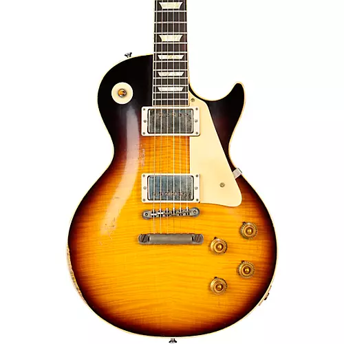 Gibson Custom Murphy Lab 1959 Les Paul Standard Reissue Ultra Heavy Aged Electric Guitar Kindred Burst - musicians--Friend