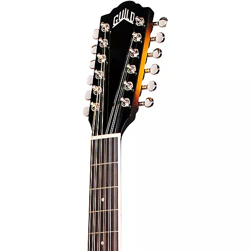 Guild F-2512E Deluxe Westerly Collection 12-String Jumbo Acoustic-Electric Guitar Antique Sunburst - musicians--Friend