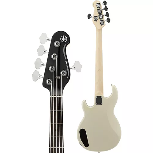 Yamaha BB235 5-String Electric Bass Natural Satin Black Pearl Pickguard - musicians--Friend