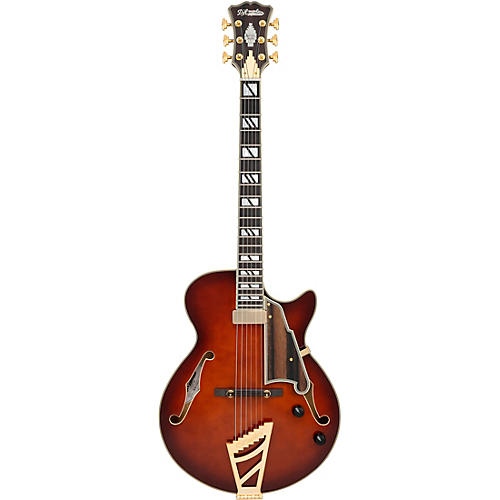 D'Angelico Excel SS Soho Hollowbody Electric Guitar Amaretto Burst - musicians--Friend