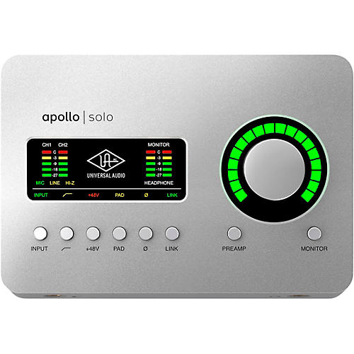 Universal Audio Apollo Solo Heritage Edition Thunderbolt 3 Audio Interface - musicians--Friend