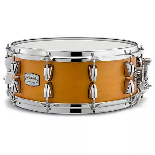 Yamaha Tour Custom Maple Snare Drum 14 x 5.5 in. Licorice Satin - musicians--Friend