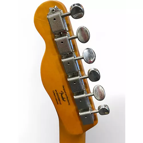 Used Squier 40TH ANIVERSERY TELECASTER YELLOW Solid Body Electric Guitar YELLOW - musicians--Friend