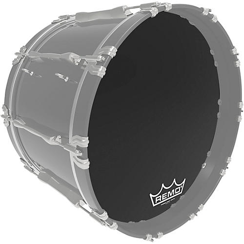 Remo Powermax Ebony Crimplock Bass Drum Head 20 in. - musicians--Friend
