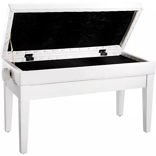 Roland RPB-D400-US Piano Bench, Duet Size, Vinyl Seat Polished Ebony - musicians--Friend