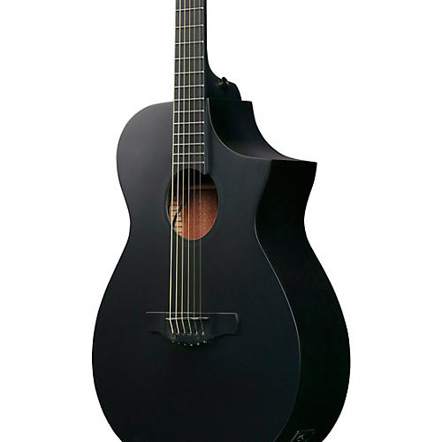 Ibanez AEWC621 Auditorium Acoustic-Electric Guitar Blackout Flat - musicians--Friend