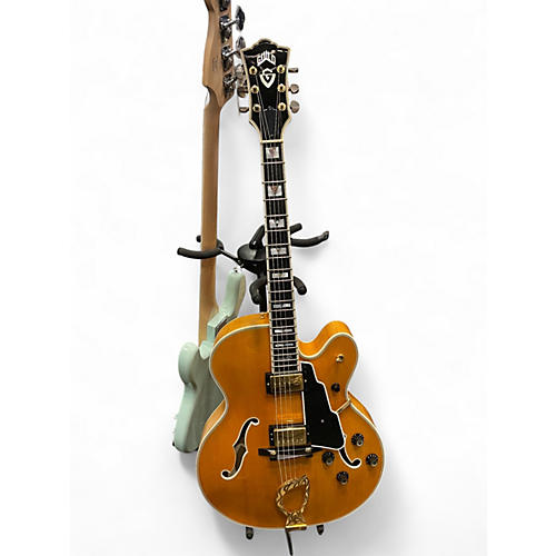 Used 2001 Guild Benedetto X-700 Stuart Natural Hollow Body Electric Guitar Natural - musicians--Friend