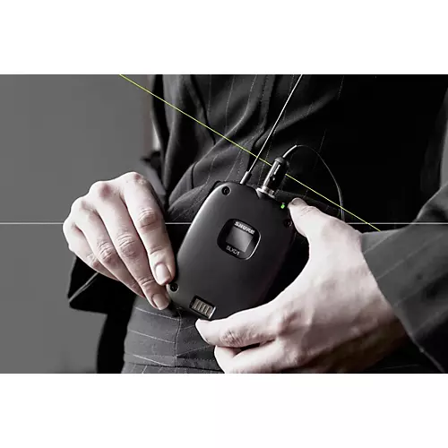 Shure SLXD15/UL4B Portable Digital Wireless Bodypack System with UL4B Lavalier Microphone - Band G58 Band G58 - musicians--Friend