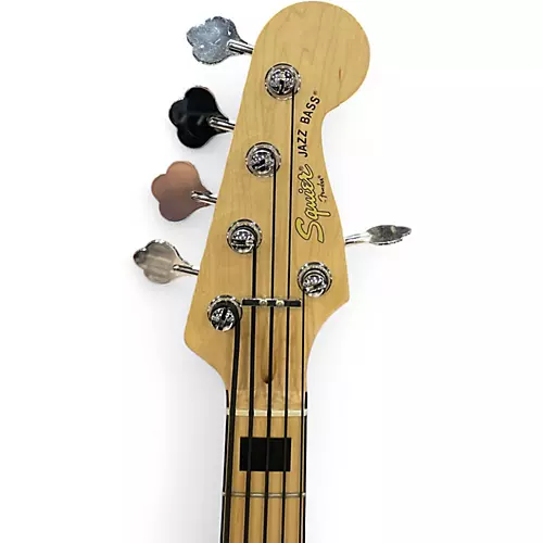 Used Squier Classic Vibe 5 String Jazz Bass Natural Electric Bass Guitar Natural - musicians--Friend
