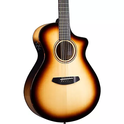 Breedlove Artista Pro European Spruce-Myrtlewood 12-String Cutaway Concert Acoustic-Electric Guitar Burnt Amber - musicians--Friend