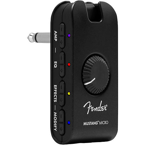 Fender Mustang Micro Guitar Headphone Amp Black - musicians--Friend