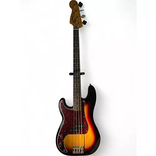 Used Squier Classic Vibe 1960S Precision Bass 2 Tone Sunburst Electric Bass Guitar 2 Tone Sunburst - musicians--Friend