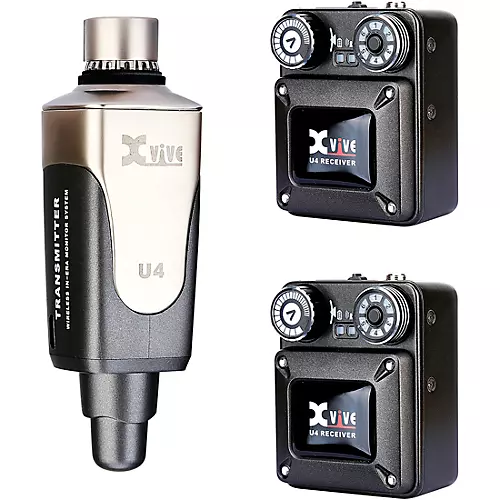 Xvive U4 In-Ear Monitor Wireless System With One Transmitter and Two Receivers - musicians--Friend