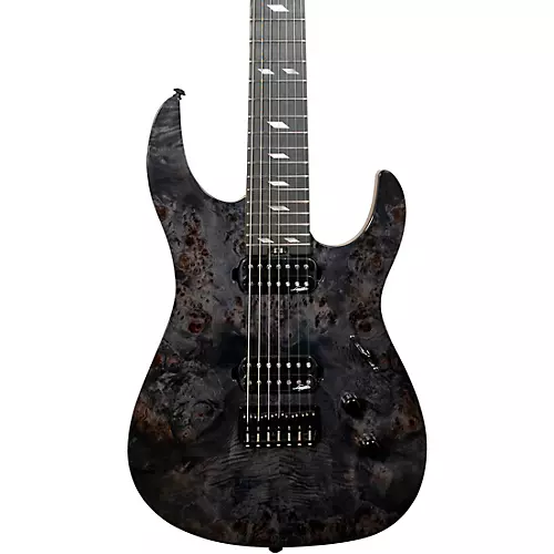 Legator Ninja 7 String Super Shred Series Electric Guitar Blue Burl - musicians--Friend