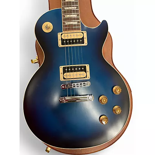 Used Gibson Les Paul Classic SATIN BLUE Solid Body Electric Guitar SATIN BLUE - musicians--Friend