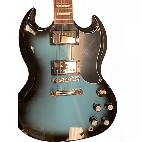 Used Gibson SG Standard Pelham Blue burst Solid Body Electric Guitar Pelham Blue burst - musicians--Friend