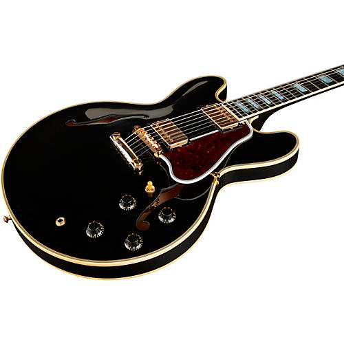 Gibson Custom Murphy Lab 1959 ES-355 Reissue Ultra Light Aged Semi-Hollow Electric Guitar Ebony - musicians--Friend