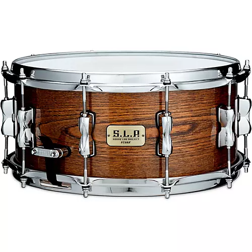 TAMA S.L.P. Limited-Edition G-Hickory Snare Drum 14 x 6.5 in. Gloss Natural Elm - musicians--Friend
