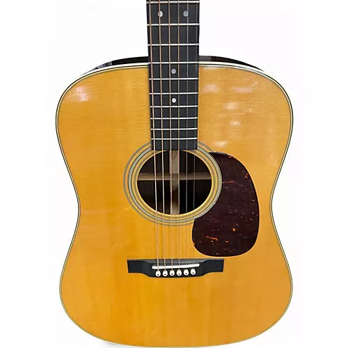 Used Martin D28 Natural Acoustic Guitar Natural - musicians--Friend