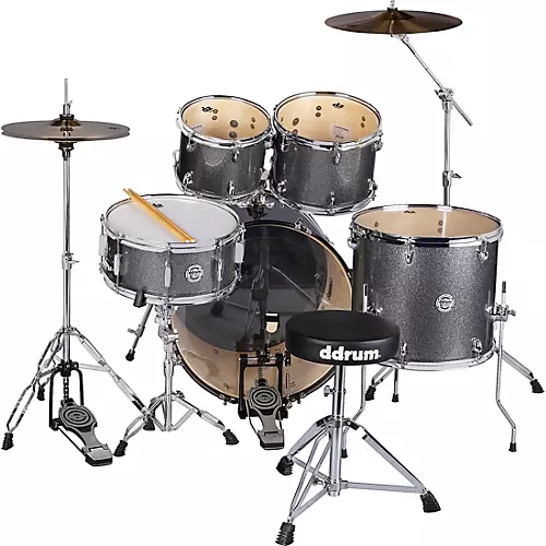 ddrum D2 5-Piece Complete Drum Kit Deep Aqua Sparkle - musicians--Friend