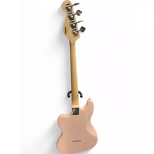 Used Squier Paranormal Rascal Pink Electric Bass Guitar Pink - musicians--Friend