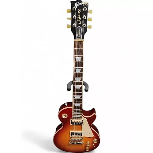 Used 2015 Gibson Les Paul Classic 2015 Heritage Cherry Sunburst Solid Body Electric Guitar Heritage Cherry Sunburst - musicians--Friend