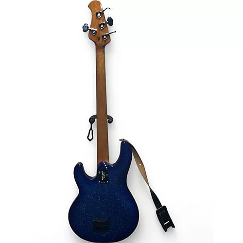 Used Ernie Ball Music Man StingRay Special H Blue Electric Bass Guitar Blue - musicians--Friend