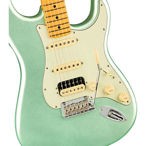 Fender American Professional II Stratocaster HSS Maple Fingerboard Electric Guitar Mystic Surf Green - musicians--Friend