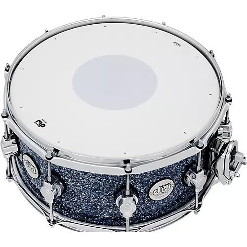 DW Design Series Snare Drum 14 x 6 in. Blue Granite Finish Ply - musicians--Friend