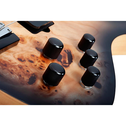 Schecter Guitar Research Reaper-4 Electric Bass Guitar Satin Charcoal Burst - musicians--Friend