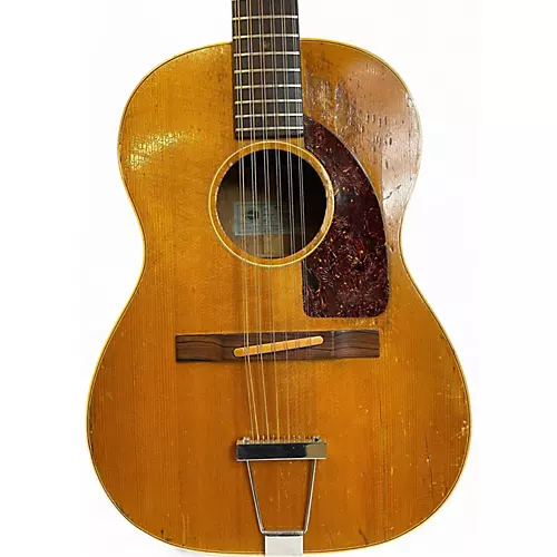 Vintage 1968 Epiphone FT85 Antique Natural 12 String Acoustic Guitar Antique Natural - musicians--Friend