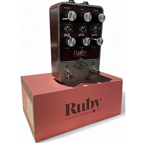 Used Universal Audio Ruby Top Boost Amplifier '63 Guitar Preamp - musicians--Friend