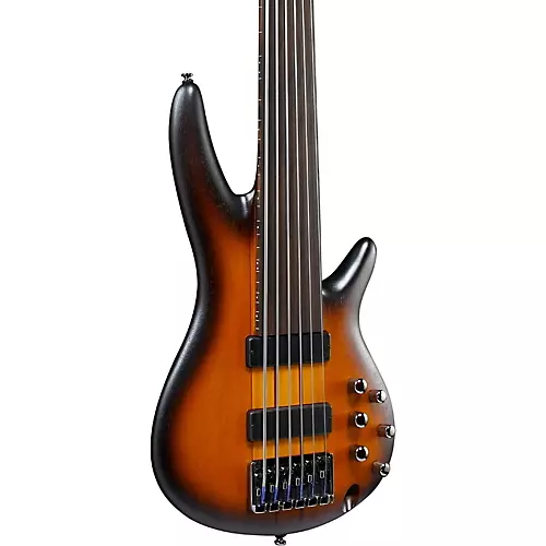 Ibanez Bass Workshop SRF706 6-String Electric Bass Flat Brown Burst - musicians--Friend