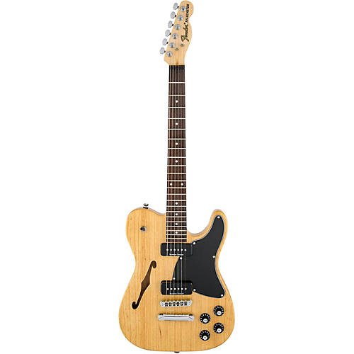 Fender Jim Adkins JA-90 Telecaster Thinline Electric Guitar Arctic White - musicians--Friend