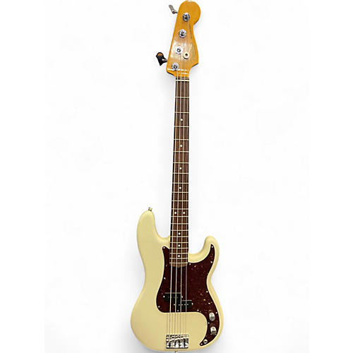 Used 2024 Fender American Professional II Precision Bass Olympic White Electric Bass Guitar Olympic White - musicians--Friend
