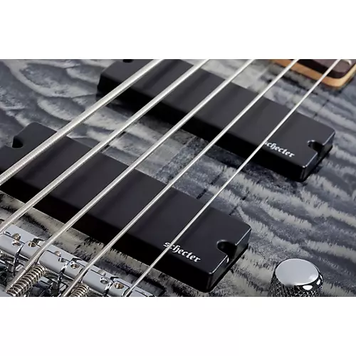 Schecter Guitar Research C-5 Plus Electric Bass See-Thru Cherry Burst - musicians--Friend