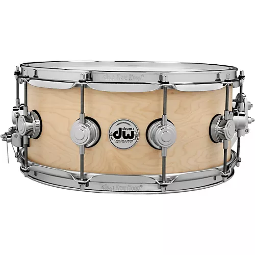DW Collector's Series Satin Oil Snare Drum 14 x 6 in. Natural with Chrome Hardware - musicians--Friend