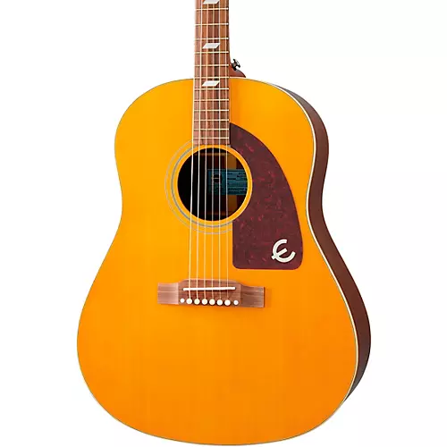 Epiphone Masterbilt Texan Acoustic-Electric Guitar Faded Cherry Aged Gloss - musicians--Friend