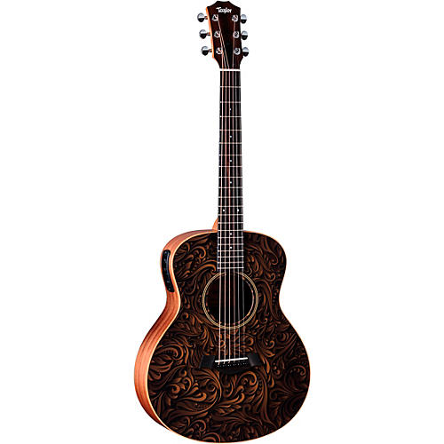 Taylor GS Mini-e Special-Edition Acoustic-Electric Guitar Paisley Burst - musicians--Friend